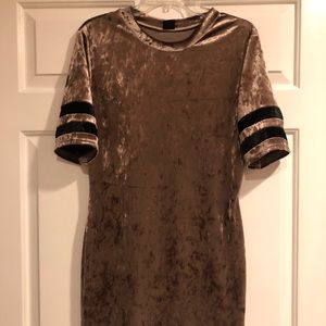 Velvet Blush Athleisure T-Shirt Dress